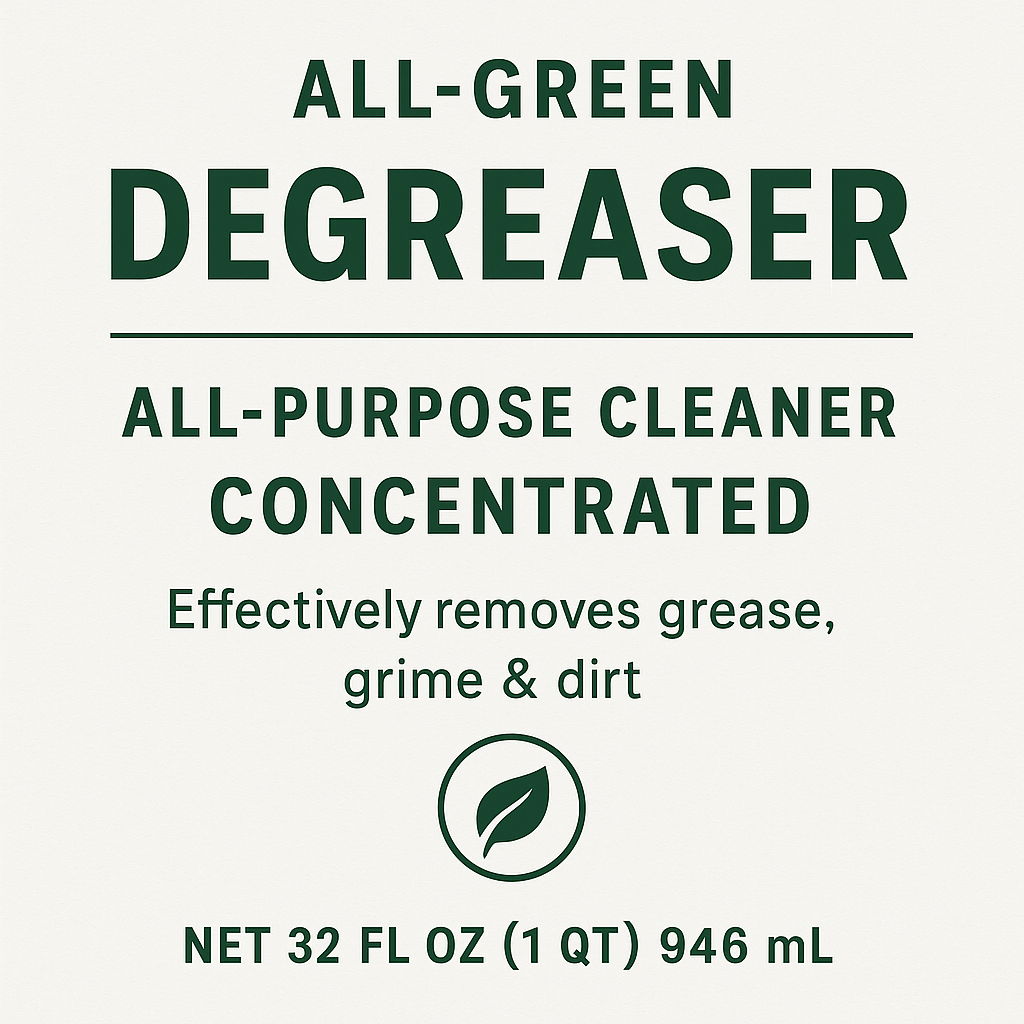All In One All Natural Cleaner Degreaser Ecofriendly Cleaner