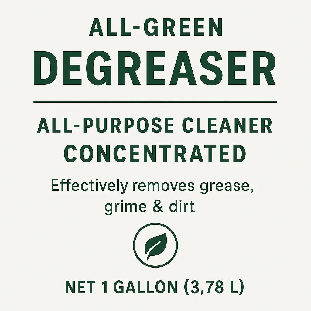 All Green Natural Cleaner Degreaser All Products