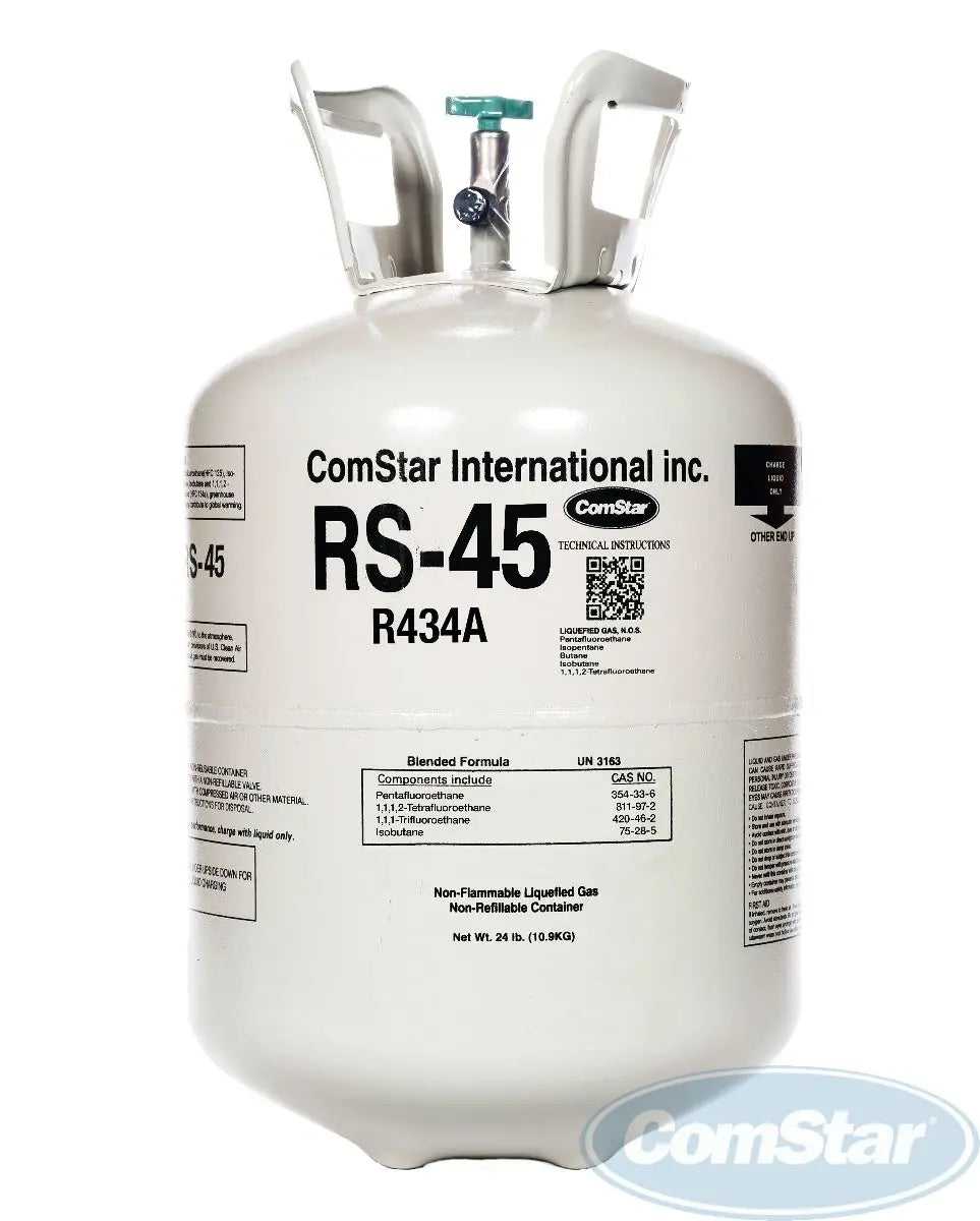RS-45 Refrigerant, For Flooded/Recirc/DX Systems, 24 Pounds All Products