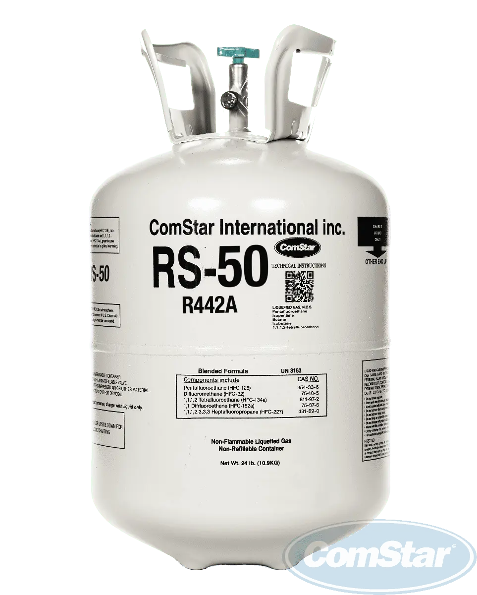 RS-50 (R442a) Refrigerant, R404a & R507 Replacement, 25 Pounds All Products