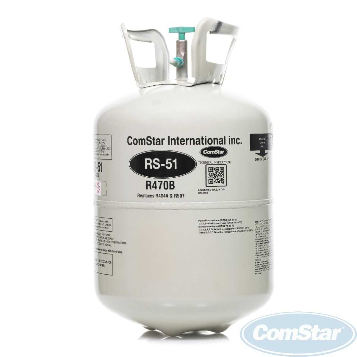 RS51 (R470B) R404A, R22 & R507 Replacement Refrigerant, 24 Pounds