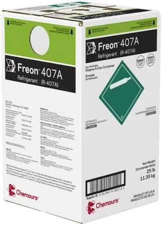 R-407A 25 lb Refrigerant All Products